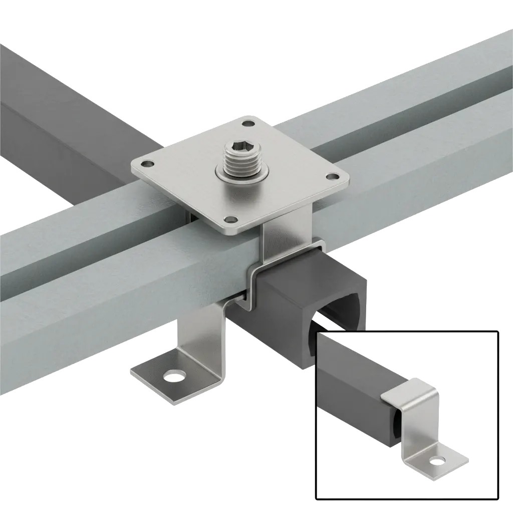 Square Recessed Clip